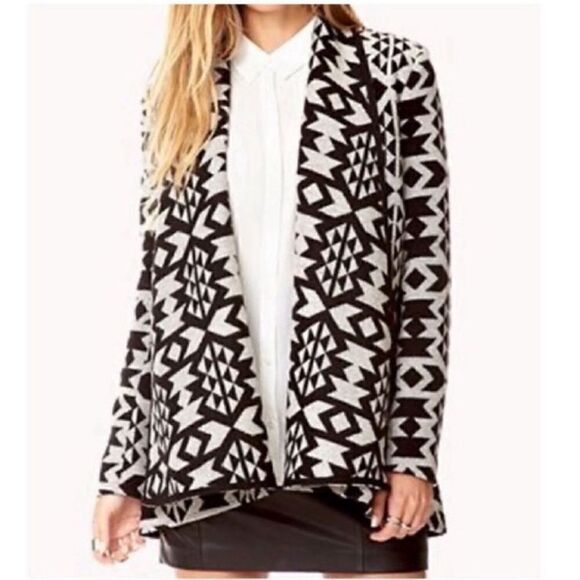 Forever 21 Gray and Black Jacket(Size Medium) - Picture 1 of 6